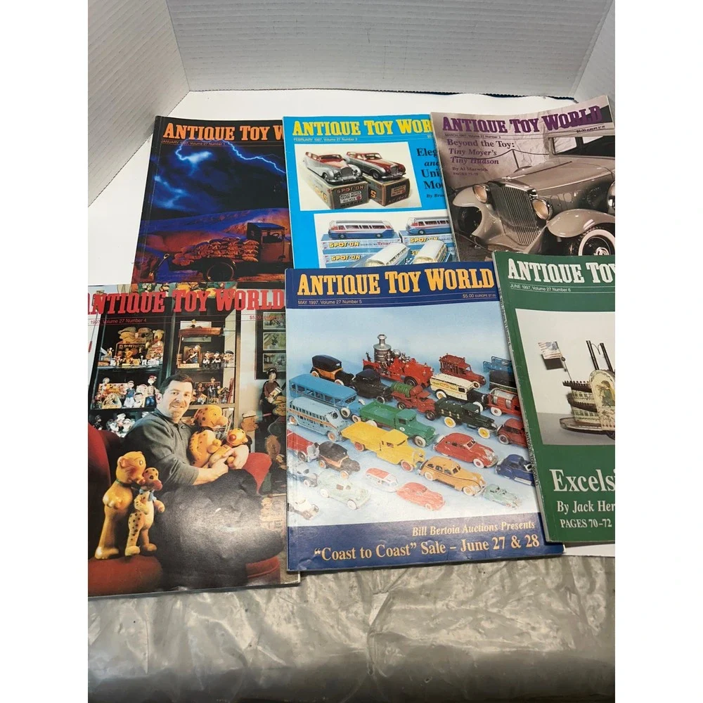 Antique Toy World Magazine Lot Volume 27 1997 11 Issues Toy‎ Reference Collector